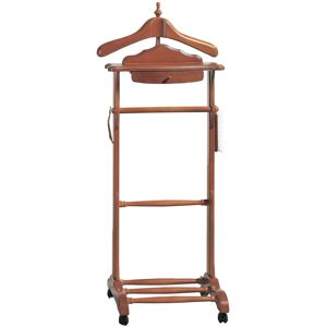 Rosalind Wheeler Stonehill Freestanding Valet Stand Cherry 113cm H X 47cm W X 36cm D Rosalind Wheeler Stonehill Freestanding Valet Stand Cherry 113cm H X 47cm W X 36cm D
