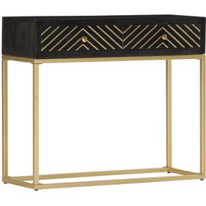 Fairmont Park Fulkerson Console Table Black 75cm H X 90cm W X 30cm D Fairmont Park Fulkerson Console Table Black 75cm H X 90cm W X 30cm D