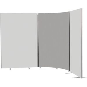 Symple Stuff Wood Partition Light Grey 122.5cm H x 160cm W x 3cm D Symple Stuff Wood Partition Light Grey 122.5cm H x 160cm W x 3cm D