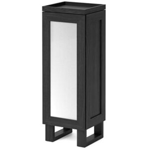 Brayden Studio Mendocino 28Cm W x 78Cm H x 25Cm D Solid Wood Free-Standing Bathroom Cabinet Dark Oak 78cm H X 28cm W X 25cm D Brayden Studio Mendocino 28Cm W x 78Cm H x 25Cm D Solid Wood Free-Standing Bathroom Cabinet Dark Oak 78cm H X 28cm W X 25cm D