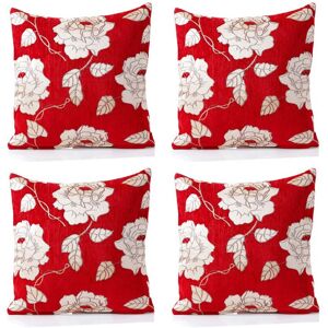 August Grove Piedmt Cushion with Filling Red 55 cm H x 55 cm W x 15 cm D August Grove Piedmt Cushion with Filling Red 55 cm H x 55 cm W x 15 cm D