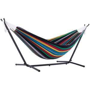 Blue Elephant Double Classic Hammock with Stand Red/Yellow/Blue/Black 104cm H X 109cm W X 280cm L Blue Elephant Double Classic Hammock with Stand Red/Yellow/Blue/Black 104cm H X 109cm W X 280cm L
