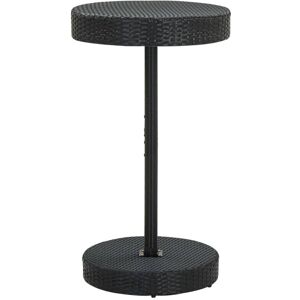 Ebern Designs Adhurim Rattan Bar Table Black 106cm H x 60.5cm W x 60.5cm D Ebern Designs Adhurim Rattan Bar Table Black 106cm H x 60.5cm W x 60.5cm D