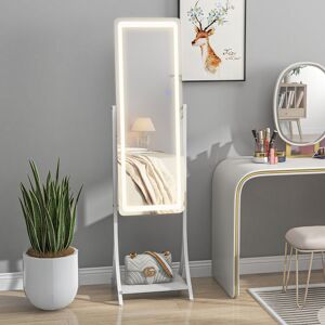 Latitude Run Ackland Mirror with Lights White 155.5cm H X 42cm W X 37cm D Latitude Run Ackland Mirror with Lights White 155.5cm H X 42cm W X 37cm D