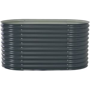 Freeport Park Garden Metal Planter Box Grey 81cm H x 400cm W x 80cm D Freeport Park Garden Metal Planter Box Grey 81cm H x 400cm W x 80cm D