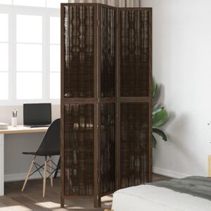 17 Stories Alexzavier 110cm W 3 - Panel Solid Wood Accent Room Divider Dark Brown 200cm H x 110cm W 17 Stories Alexzavier 110cm W 3 - Panel Solid Wood Accent Room Divider Dark Brown 200cm H x 110cm W