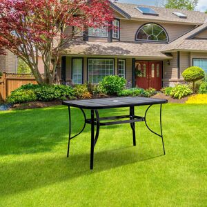 Borough Wharf Rectangular Outdoor Table Grey 72.5cm H x 120cm W x 80cm D Borough Wharf Rectangular Outdoor Table Grey 72.5cm H x 120cm W x 80cm D