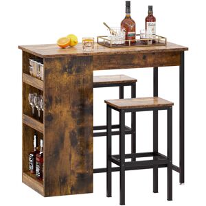 17 Stories Rechaba 2 - Person Dining Set Brown 2 17 Stories Rechaba 2 - Person Dining Set Brown 2