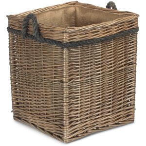 17 Stories Pergo Classics Watton Log Basket Brown 45cm H x 40cm W x 40cm D 17 Stories Pergo Classics Watton Log Basket Brown 45cm H x 40cm W x 40cm D