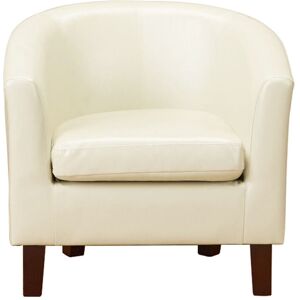 Marlow Home Co. Tub Chair Ivory 72cm H X 66cm W X 68cm D Marlow Home Co. Tub Chair Ivory 72cm H X 66cm W X 68cm D