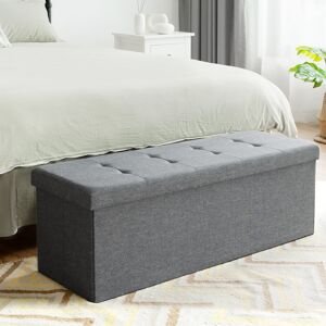 Zipcode Design Velarde Storage Bench Silvery 38cm H X 110cm W X 38cm D Zipcode Design Velarde Storage Bench Silvery 38cm H X 110cm W X 38cm D