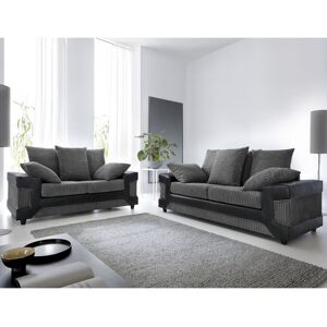 Ebern Designs Duvier 2 - Piece Living Room Set Grey/Black 2 Ebern Designs Duvier 2 - Piece Living Room Set Grey/Black 2