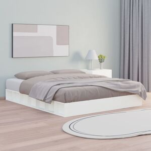 Latitude Run Bed Frame Solid Wood White 198 x 202.5cm Latitude Run Bed Frame Solid Wood White 198 x 202.5cm