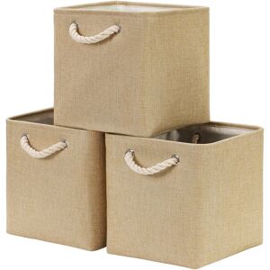 Highland Dunes Fabric General Basket Beige 30 cm H x 30 cm W x 30 cm D Highland Dunes Fabric General Basket Beige 30 cm H x 30 cm W x 30 cm D