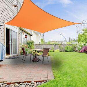 Dakota Fields Duppstadt 5m x 5m Square Shade Sail Orange 500cm W X 500cm D Dakota Fields Duppstadt 5m x 5m Square Shade Sail Orange 500cm W X 500cm D