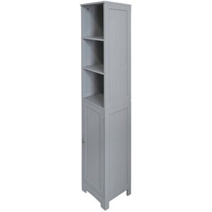 Marlow Home Co. Adason Bathroom Storage White;Grey 160cm H X 30cm W X 30cm D Marlow Home Co. Adason Bathroom Storage White;Grey 160cm H X 30cm W X 30cm D