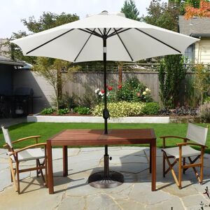 Dakota Fields 230cm Tilt Market Parasol Cream 230cm H X 230cm W X 3cm D Dakota Fields 230cm Tilt Market Parasol Cream 230cm H X 230cm W X 3cm D