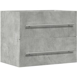Brayden Studio Rosezanna Under Sink Cabinet Concrete Grey 48cm H X 60cm W X 38.5cm D Brayden Studio Rosezanna Under Sink Cabinet Concrete Grey 48cm H X 60cm W X 38.5cm D