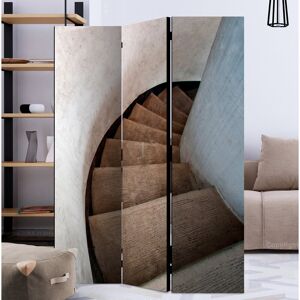 Ebern Designs Ariane Room Divider White;Chocolate 135cm W Ebern Designs Ariane Room Divider White;Chocolate 135cm W