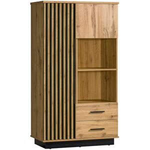 Alpen Home Southmead Cabinet/Enclosed Storage China Cabinet Black;Brown 137cm H X 84cm W X 40cm D Alpen Home Southmead Cabinet/Enclosed Storage China Cabinet Black;Brown 137cm H X 84cm W X 40cm D