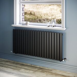 Brayden Studio Camaran Vertical Designer Radiator Black 60cm H x 140cm W x 4.7cm D Brayden Studio Camaran Vertical Designer Radiator Black 60cm H x 140cm W x 4.7cm D