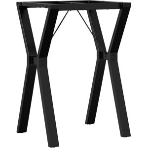 Latitude Run Armony Dining Table Legs Y-Frame Steel Black 73cm H x 50cm W x 40cm D Latitude Run Armony Dining Table Legs Y-Frame Steel Black 73cm H x 50cm W x 40cm D
