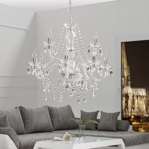Mercer41 9-Light Candle Style Chandelier Translucent 65cm H X 70cm W X 70cm D Mercer41 9-Light Candle Style Chandelier Translucent 65cm H X 70cm W X 70cm D