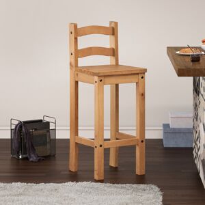 Brambly Cottage Bridewell 76cm Bar Stool Antique Wax 107cm H X 37cm W X 38cm D Brambly Cottage Bridewell 76cm Bar Stool Antique Wax 107cm H X 37cm W X 38cm D