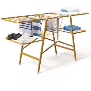 Rebrilliant Folding Drying Rack 90cm H X 165cm W X 56cm D Rebrilliant Folding Drying Rack 90cm H X 165cm W X 56cm D