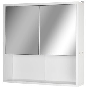 Symple Stuff 60cm x 60cm Surface Mount Mirror Cabinet White 600mm H X 600mm W X 145mm D Symple Stuff 60cm x 60cm Surface Mount Mirror Cabinet White 600mm H X 600mm W X 145mm D