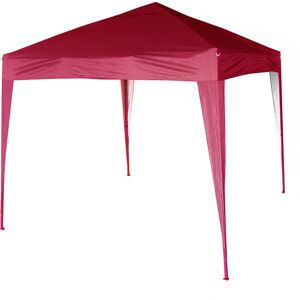 Dakota Fields Janvey 2m x 2m Aluminium Pop-Up Gazebo Red 200cm W X 200cm D X 255cm H Dakota Fields Janvey 2m x 2m Aluminium Pop-Up Gazebo Red 200cm W X 200cm D X 255cm H