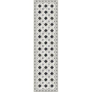 World Menagerie Jodie Black/White Indoor/Outdoor Kitchen Mat White;Black Runner 66 x 250cm World Menagerie Jodie Black/White Indoor/Outdoor Kitchen Mat White;Black Runner 66 x 250cm