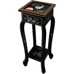 Bloomsbury Market Princeville Multi-Tiered Hand Painted Plant Stand Black 77cm H X 30.5cm L X 30.5cm D Bloomsbury Market Princeville Multi-Tiered Hand Painted Plant Stand Black 77cm H X 30.5cm L X 30.5cm D