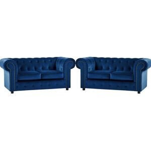 Etta Avenue Aaron 2 Piece Sofa Set Navy 2 Etta Avenue Aaron 2 Piece Sofa Set Navy 2