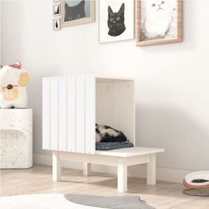 Archie & Oscar Dobbins Cat Condo White 60cm H X 60cm W X 36cm D Archie & Oscar Dobbins Cat Condo White 60cm H X 60cm W X 36cm D