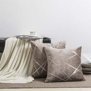 Canora Grey Aydrik Square Cushion Cover Brown 45.72cm H x 45.72cm W Canora Grey Aydrik Square Cushion Cover Brown 45.72cm H x 45.72cm W