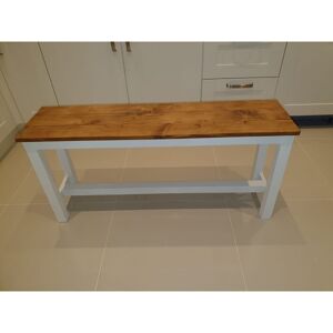 Brambly Cottage Pless Wood Bench Brown 50cm H X 120cm W X 28cm D Brambly Cottage Pless Wood Bench Brown 50cm H X 120cm W X 28cm D