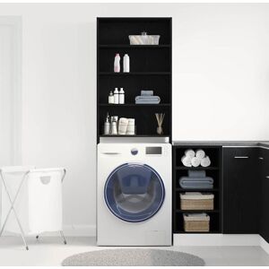 Latitude Run Washing Machine Cabinet Black Oak 64 X 24 X 190 Cm Black oak 190cm H X 64cm W X 24cm D Latitude Run Washing Machine Cabinet Black Oak 64 X 24 X 190 Cm Black oak 190cm H X 64cm W X 24cm D