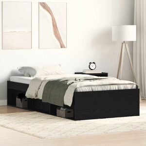 Latitude Run Afriani Platform Bed Black Oak European Single (90 x 200cm) Latitude Run Afriani Platform Bed Black Oak European Single (90 x 200cm)