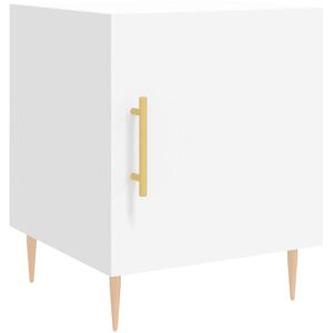 Fairmont Park Fredrico Bedside Table White 50cm H X 40cm W X 40cm D Fairmont Park Fredrico Bedside Table White 50cm H X 40cm W X 40cm D