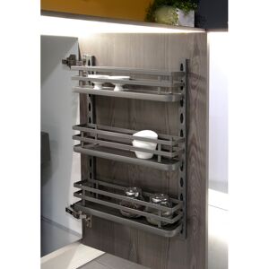 Rebrilliant Pittenger Steel Cabinet Door Organiser Anthracite Grey 54.6cm H X 35cm W X 9.8cm D Rebrilliant Pittenger Steel Cabinet Door Organiser Anthracite Grey 54.6cm H X 35cm W X 9.8cm D