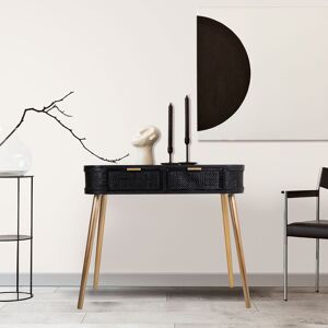 Fairmont Park Bridgewater 88cm Console Table Black 78cm H X 88cm W X 42cm D Fairmont Park Bridgewater 88cm Console Table Black 78cm H X 88cm W X 42cm D