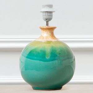 Voyage Maison Neso Lampbase Aqua 17cm H X 22cm W X 22cm D Voyage Maison Neso Lampbase Aqua 17cm H X 22cm W X 22cm D