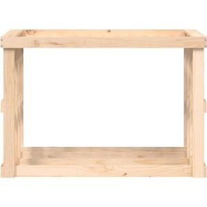 Dakota Fields 108Cm W Solid Wood Log Rack Brown 74cm H X 108cm W X 52cm D Dakota Fields 108Cm W Solid Wood Log Rack Brown 74cm H X 108cm W X 52cm D