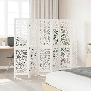 Latitude Vive Charmisa 215cm W Solid Wood Accent Room Divider White 160cm H x 215cm W Latitude Vive Charmisa 215cm W Solid Wood Accent Room Divider White 160cm H x 215cm W