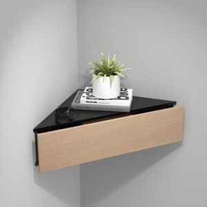 17 Stories "Usal S" wall drawer Black 15cm H X 60cm W X 42cm D 17 Stories "Usal S" wall drawer Black 15cm H X 60cm W X 42cm D