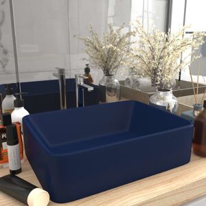 Metro Kratz Ceramic Rectangular Bathroom Sink Dark Blue 300mm L X 410mm W X 119.88mm H Metro Kratz Ceramic Rectangular Bathroom Sink Dark Blue 300mm L X 410mm W X 119.88mm H