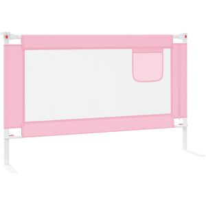 Zoomie Kids Rodborough Toddler Safety Side Rail Pink 95cm H x 120cm L x 25cm W Zoomie Kids Rodborough Toddler Safety Side Rail Pink 95cm H x 120cm L x 25cm W