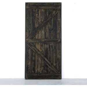 Natur Pur Frey Solid Pine Sliding Door Brown 100cm W X 210cm H Natur Pur Frey Solid Pine Sliding Door Brown 100cm W X 210cm H