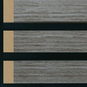 17 Stories Latianna 60 cm x 240 cm Shiplap Wall Paneling in Grey (2 Pack) 240.0 H x 60.0 W cm